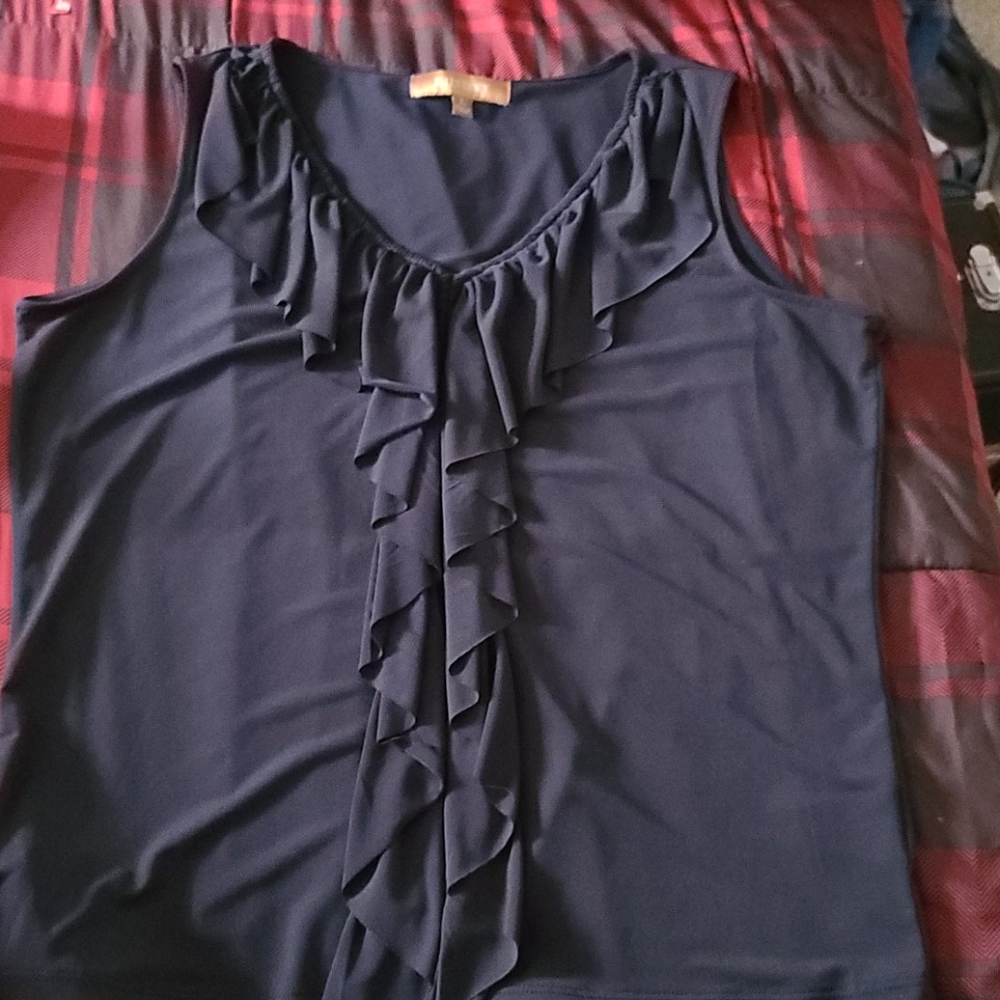 Women's navy blue blouse